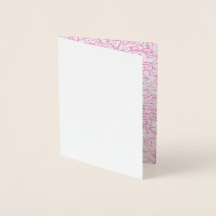 Roze Abstracte Office Map Mappen Set Folie Kaarten