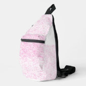 Roze Abstracte Office Map Mappen Set Sling Bag (Rechterhoek)