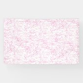 Roze Abstracte Office Map Mappen Set Spandoek (Horizontaal)