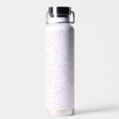 Roze Abstracte Office Map Mappen Set Waterfles (Achterkant)