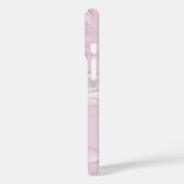 roze abstracte verf Case-Mate iPhone case (Achterkant / Links)