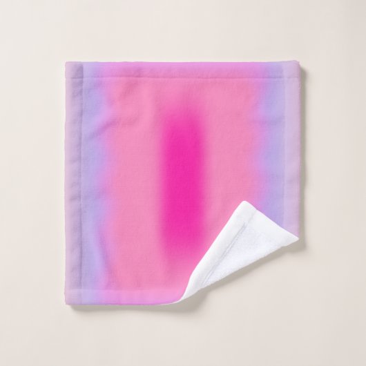 Roze abstractiegradiënt bad handdoek (Wasdoekje)