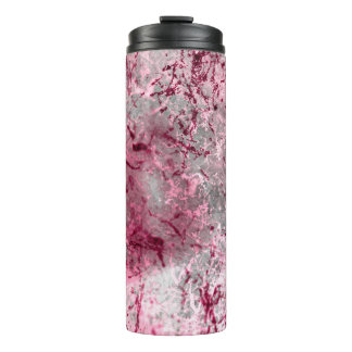 roze achtergrond, deco, patroon, abstract, veroude thermosbeker