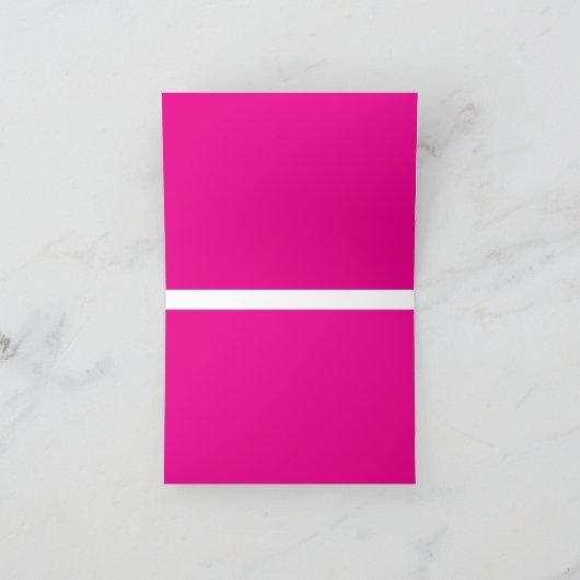 Roze Achtergrond met Zwarte Grens Ontwerpideeën Bedankkaart (Binnen)