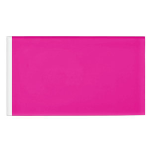 Roze Achtergrond met Zwarte Grens Ontwerpideeën Naambadge