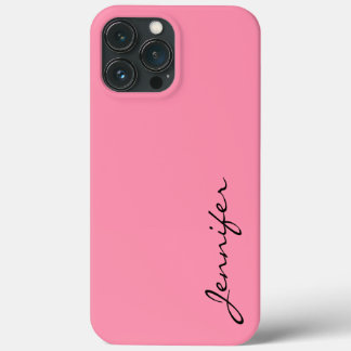 Roze achtergrond van de Baker-Miller iPhone 13 Pro Max Hoesje