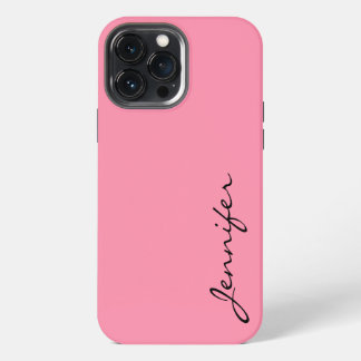 Roze achtergrond van de Baker-Miller iPhone 13 Pro Max Hoesje