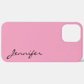 Roze achtergrond voor amandroze kleur Case-Mate iPhone case (Achterkant / Rechts)