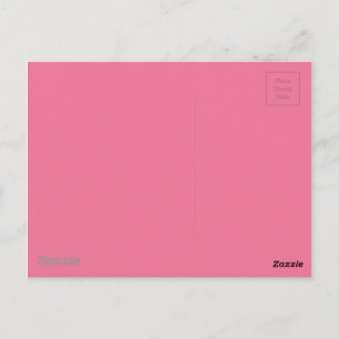 Roze achtergrondkleur briefkaart