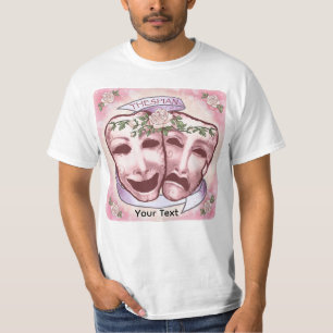 Roze Actormaskers T-shirt