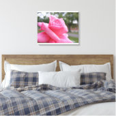 Roze afbeelding canvas afdruk (Insitu (Slaapkamer))