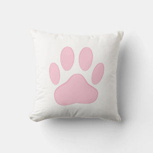 Roze afdruk kussen