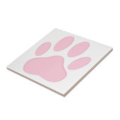 Roze afdruk tegeltje (Zijkant)