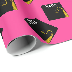 Roze Afstuderen 2021 Verpakkingspapier Cadeaupapier