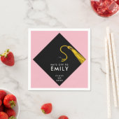 Roze Afstuderen 2026 Servet (Insitu)