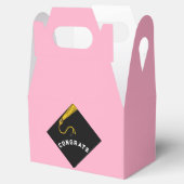 Roze Afstuderen Bedankdoosjes (Geopend)