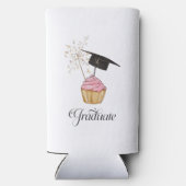 Roze Afstuderen Cupcake Afstuderen (Achterkant)