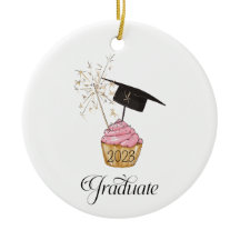 Roze Afstuderen Cupcake Afstuderen