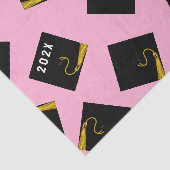 Roze Afstuderen tissuepapier (Detail)