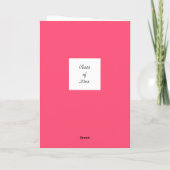 Roze Afstuderen van 2025 Kaart (Achterkant)