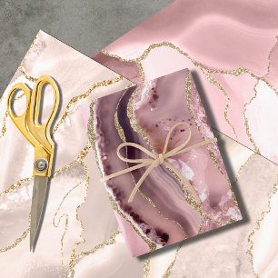 roze agaat inpakpapier vellen