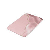 Roze Agate Goud Glitter Badmat (Gekanteld)