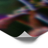 Roze airy Duster-printer Poster (Hoek)