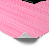 Roze akoestische gitaar poster (Hoek)