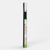 roze Albertine Rozen Patroon op wit Case-Mate iPhone Case (Achterkant/rechts)