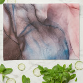 Roze alcohol inkt theedoek (Gevouwen)