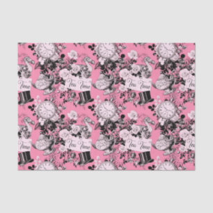 Roze  Alice Teatime Tissuepapier