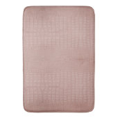 Roze Alligator Textuurprint Badmat (Voorkant Verticaal)