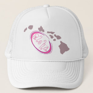 Roze Aloha Trucker Hat! Pet