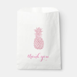 roze anananas bedankt bedankzakje