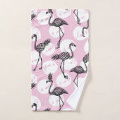 Roze anananas Flamingo Handdoek (Handdoek)