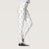 Roze anananas Patroon Leggings (Rechts)