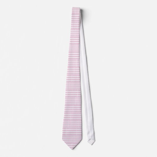 Roze anananas stropdas (Voorkant)