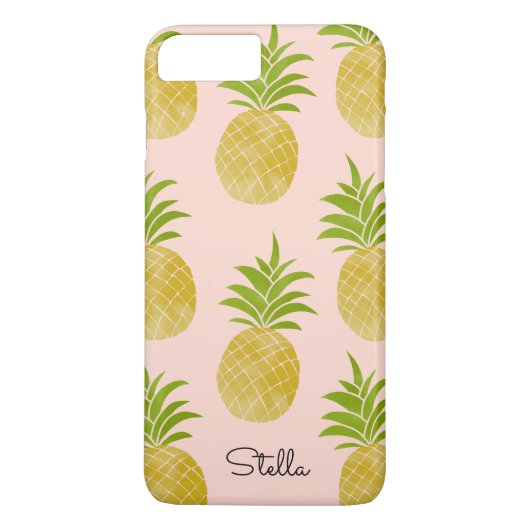 Roze ananas Hoesje (Achterkant)