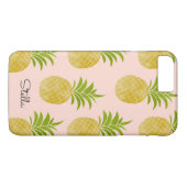 Roze ananas Hoesje (Achterkant (Horizontaal))