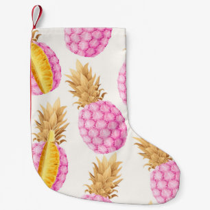 Roze Ananas: Hoge Gedetailleerde Vintage Kleine Kerstsok