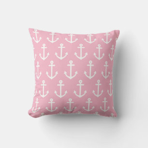 Roze Anchor Kussen