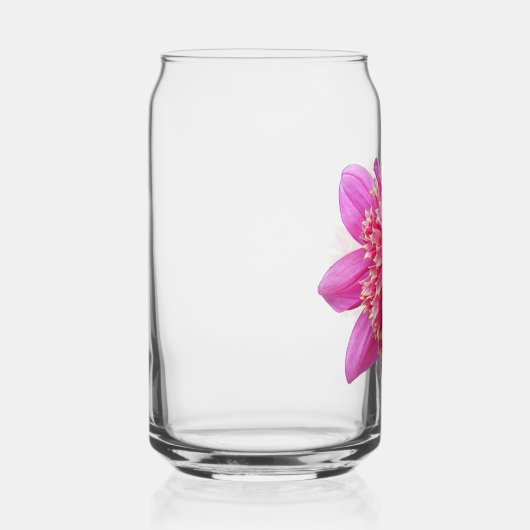 Roze Anemone Dahlia Bloom Bloemen Blikvorm Glas (Rechts)