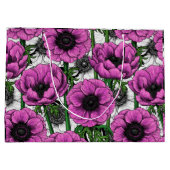 Roze anemontuin groot cadeauzakje (Achterkant)