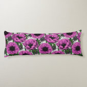 Roze anemontuin lichaamskussen (Achterkant)