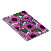 Roze anemontuin notitieboek (Rechterzijde)