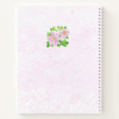 Roze anenoom notitieboek (Achterkant)