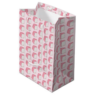 Roze Angel Food Sponscake Plakje Bakken Foodie Medium Cadeauzakje