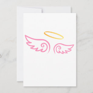 Roze Angel Wings met Halo