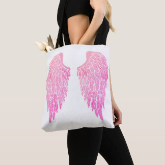 Roze Angel Wings & White Draagtas