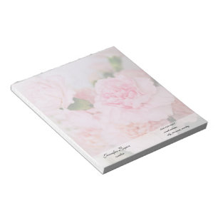 roze anjer bloemen vintage stijl fotografie notitieblok